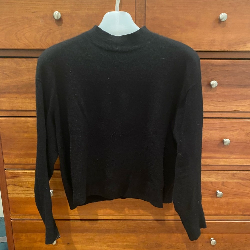 Everlane Cashmere Crop Mockneck Small